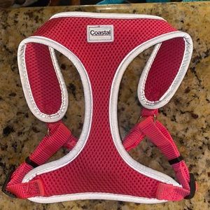 Pink dog harness